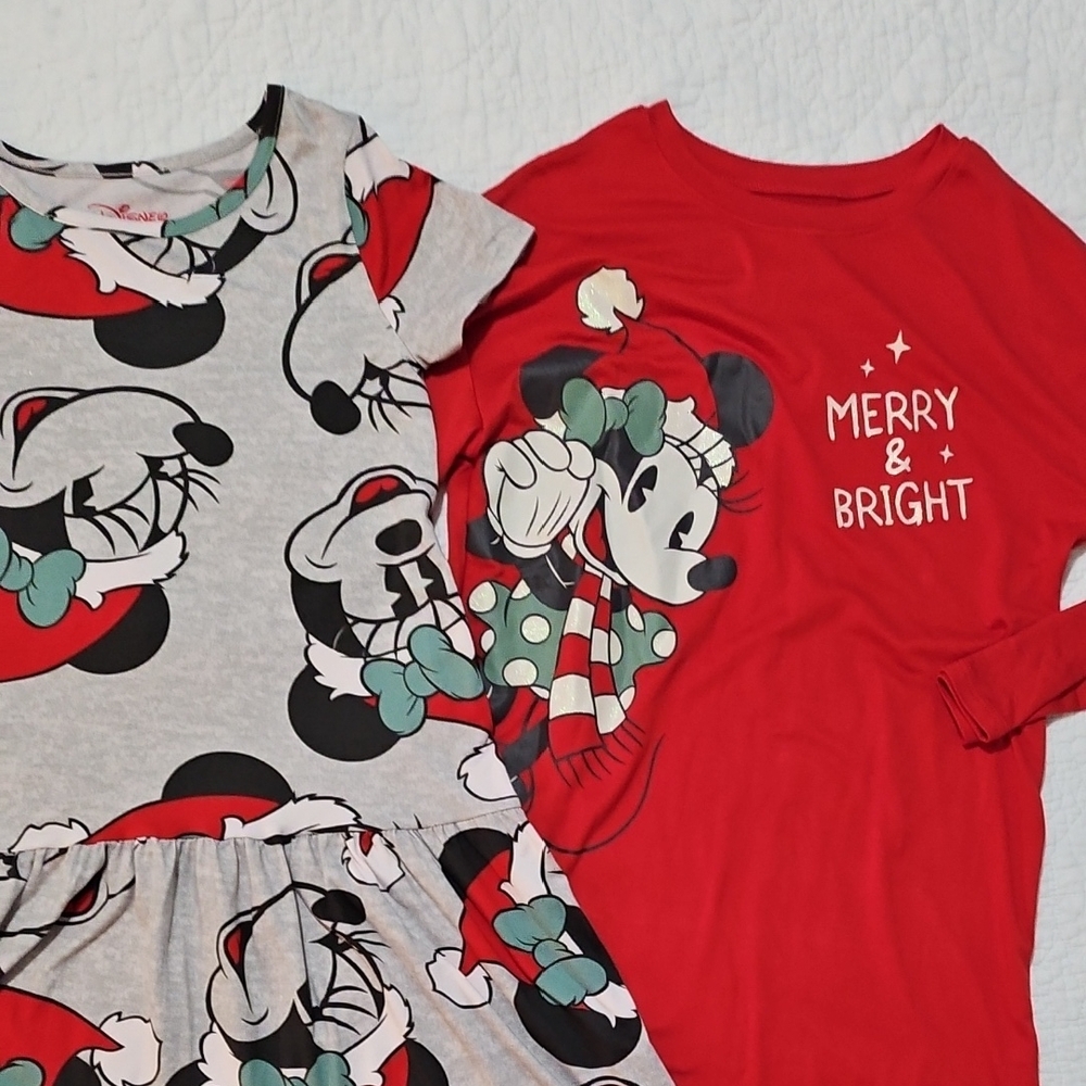 Disney Kids Nightgowns - Red and Gray